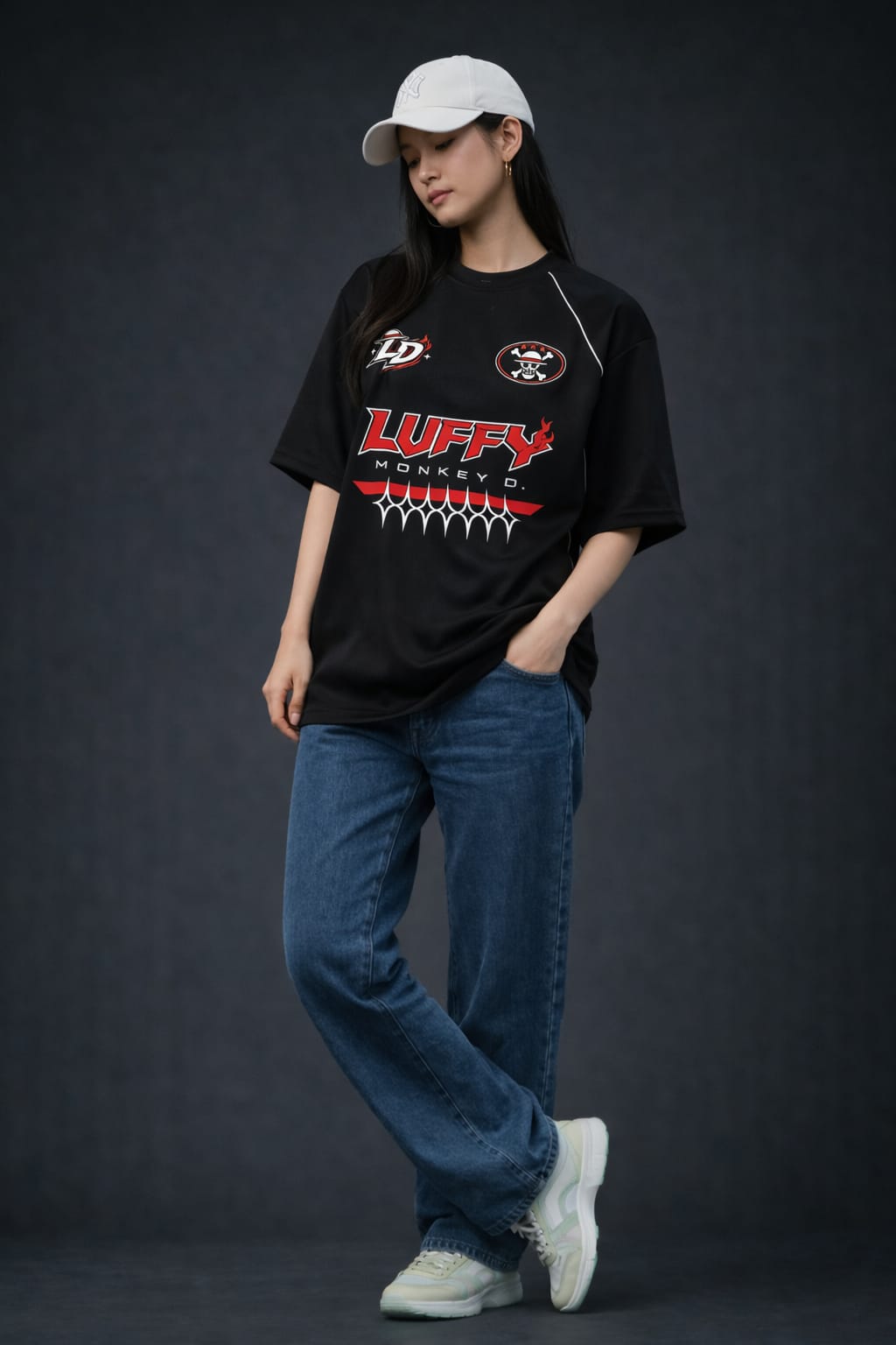 Luffy King Pirates Anime Tee
