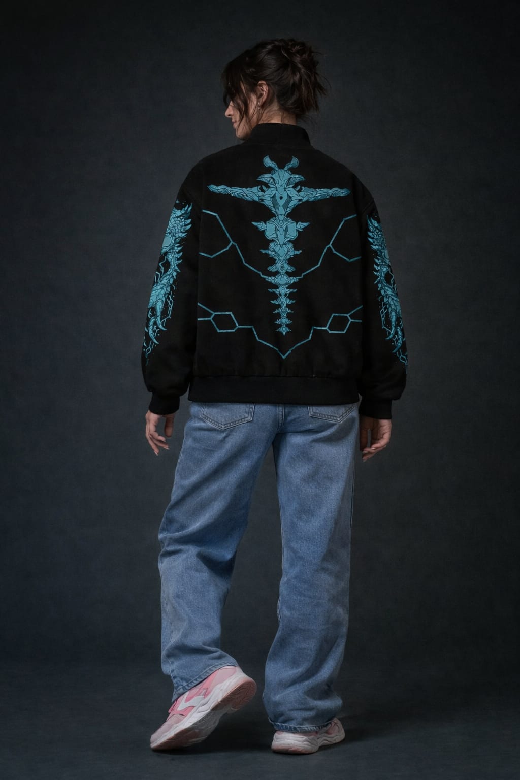 CNY Kaiju No.8 Black Jacket