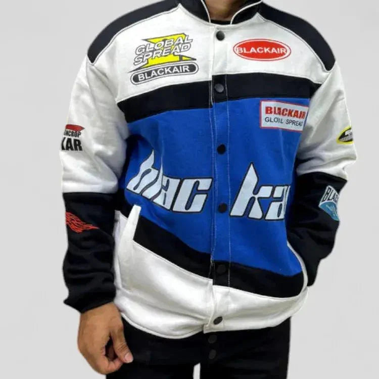 Black Air Racer Blue Jacket - ALTR