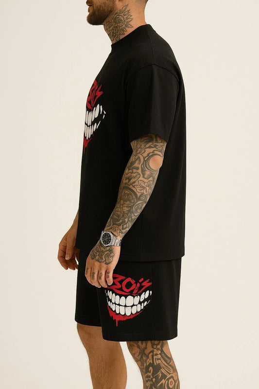 BOYS Grin Street Co - ord Set - Black - ALTR