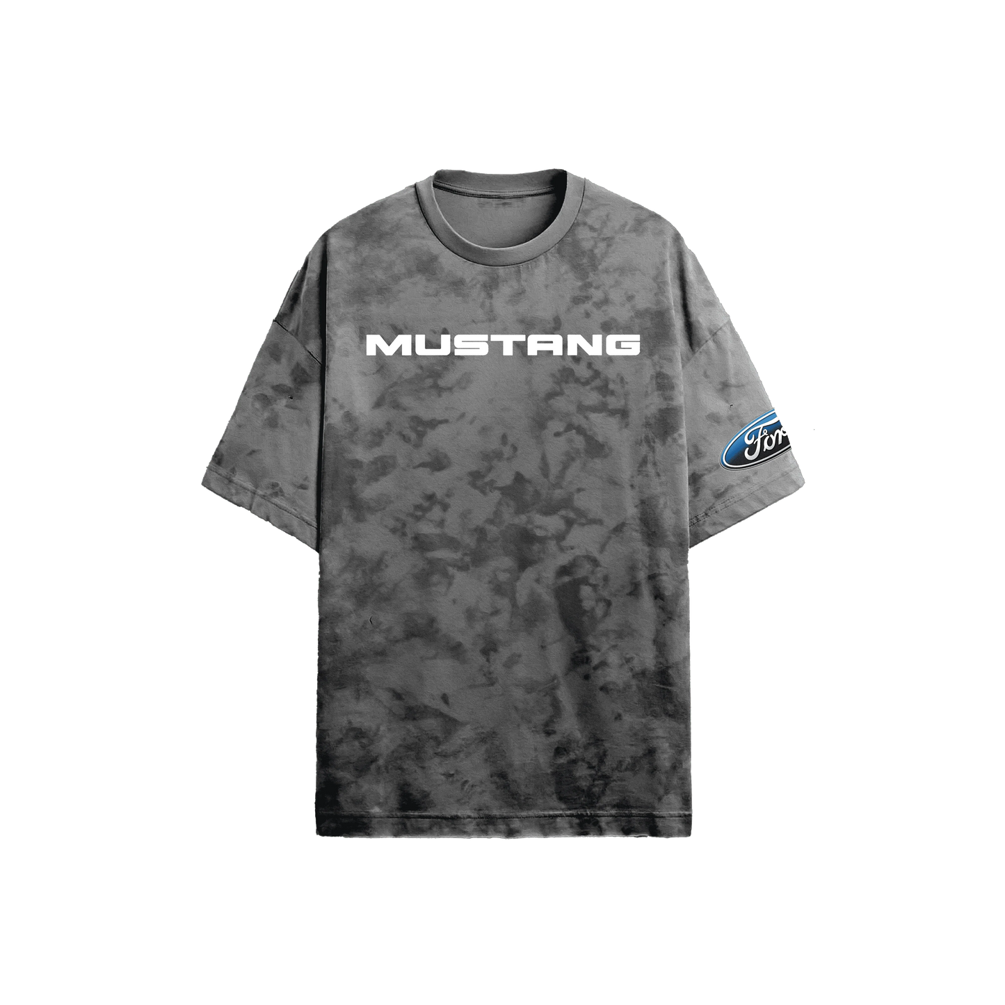 Ford Mustang Grey Acid - Wash T-Shirt - ALTR