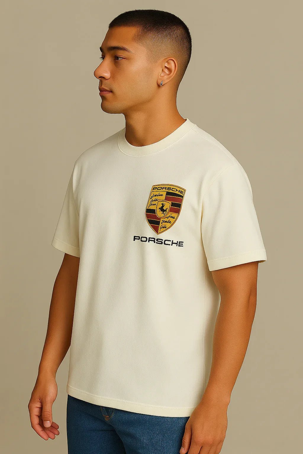 Porsche White T-Shirt - ALTR