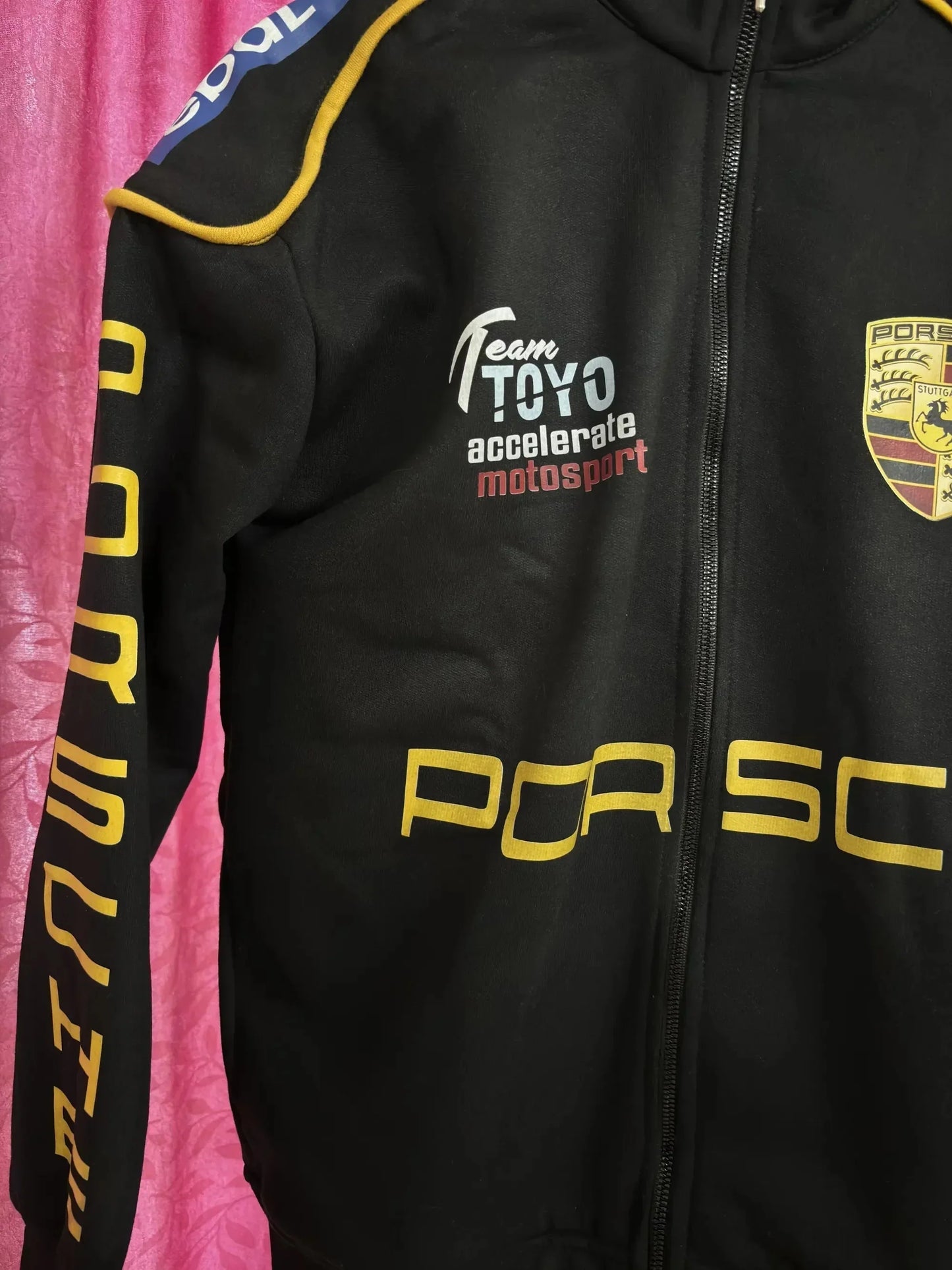 Premium Porsche Puffer Jacket Dynamic Black - ALTR