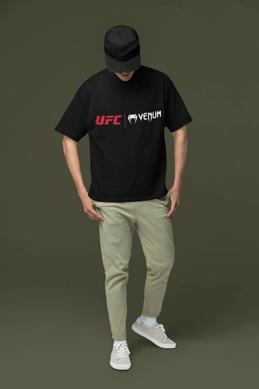 UFC Venum Oversized Black T-shirt - ALTR