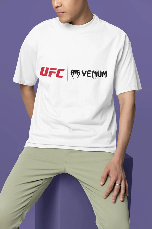 UFC Venum Oversized White T-shirt - ALTR