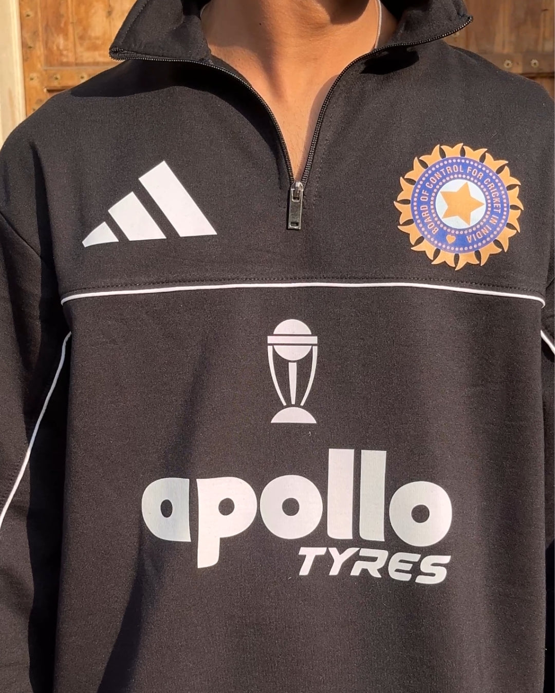 INDIAN CRICKET TEAM BLACK SWEATSHIRT | ALTR