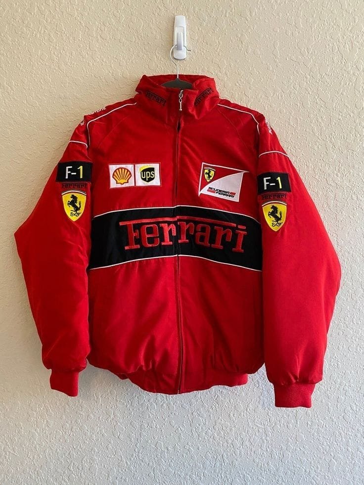 Buy Now Unisex Red Ferrari Jacket In India From ALTR