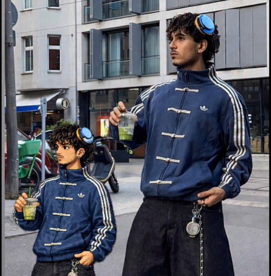 CNY - Inspired Unisex Blue Jacket - Luxury Streetwear | ALTR
