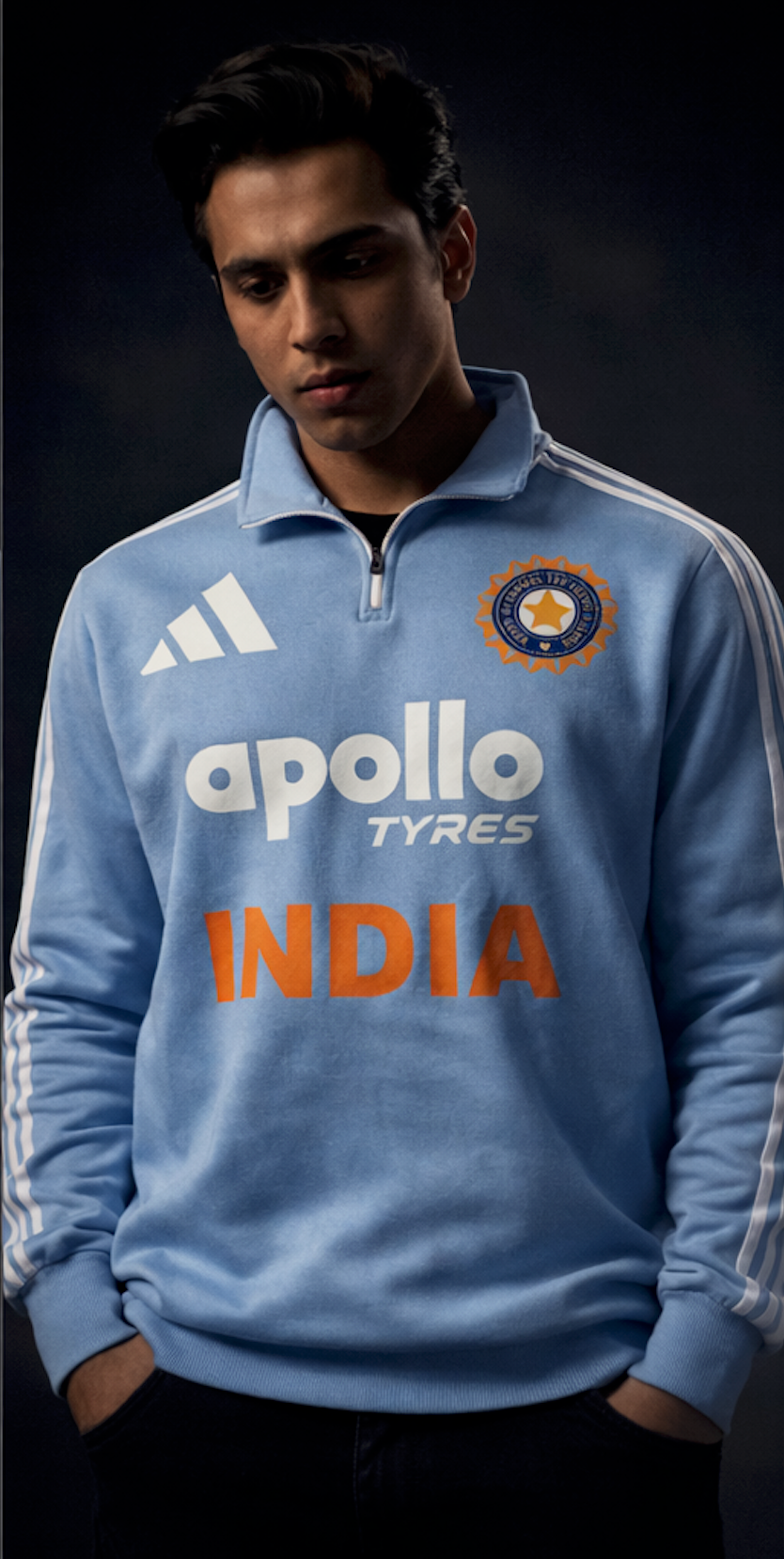 INDIAN CRICKET TEAM BLUE SWEATSHIRT | ALTR