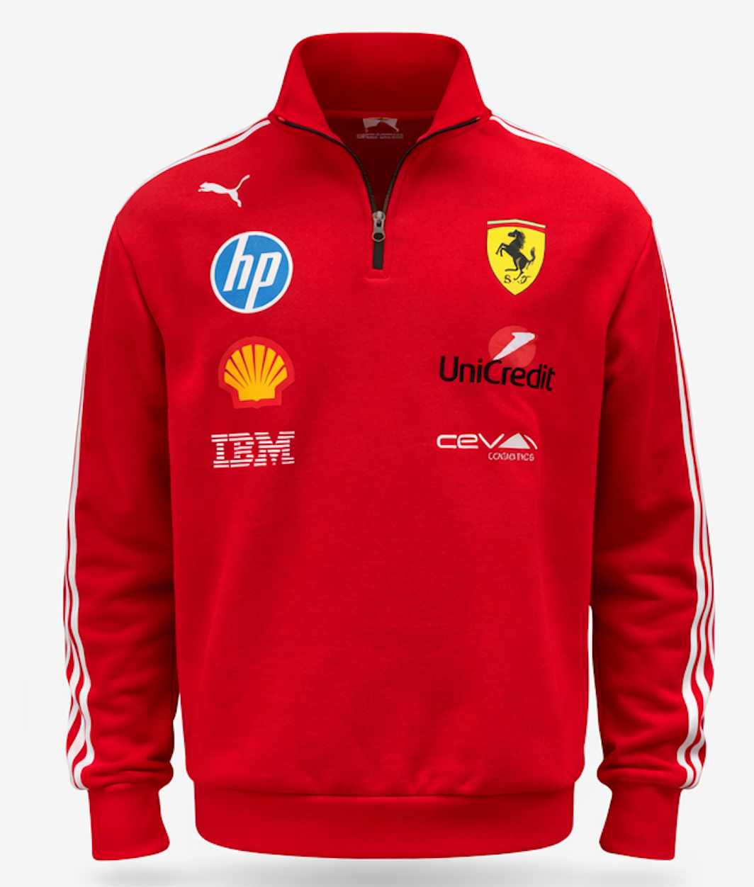Scuderia Ferrari 2025 Zip Up Sweatshirt | ALTR