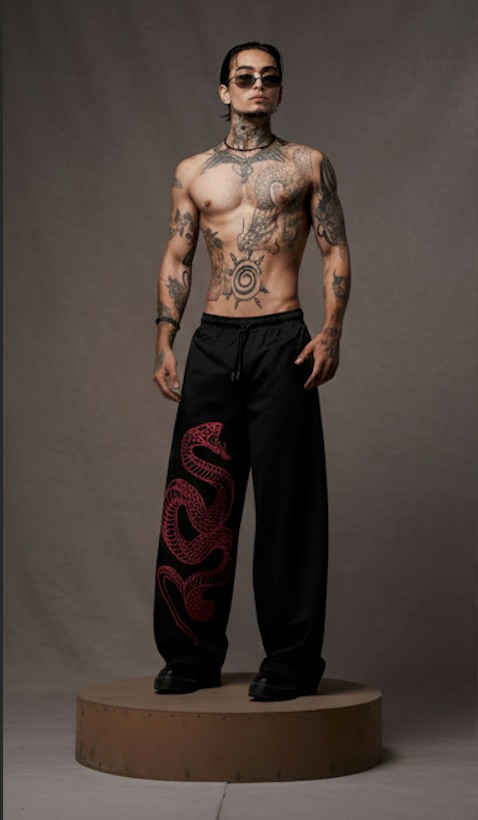THE PYTHON UNISEX BAGGY PANTS | ALTR