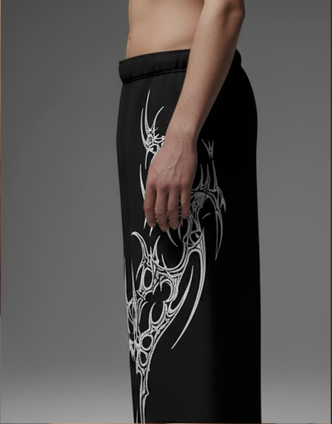 THE VENOM SPINE UNISEX BAGGY PANTS | ALTR