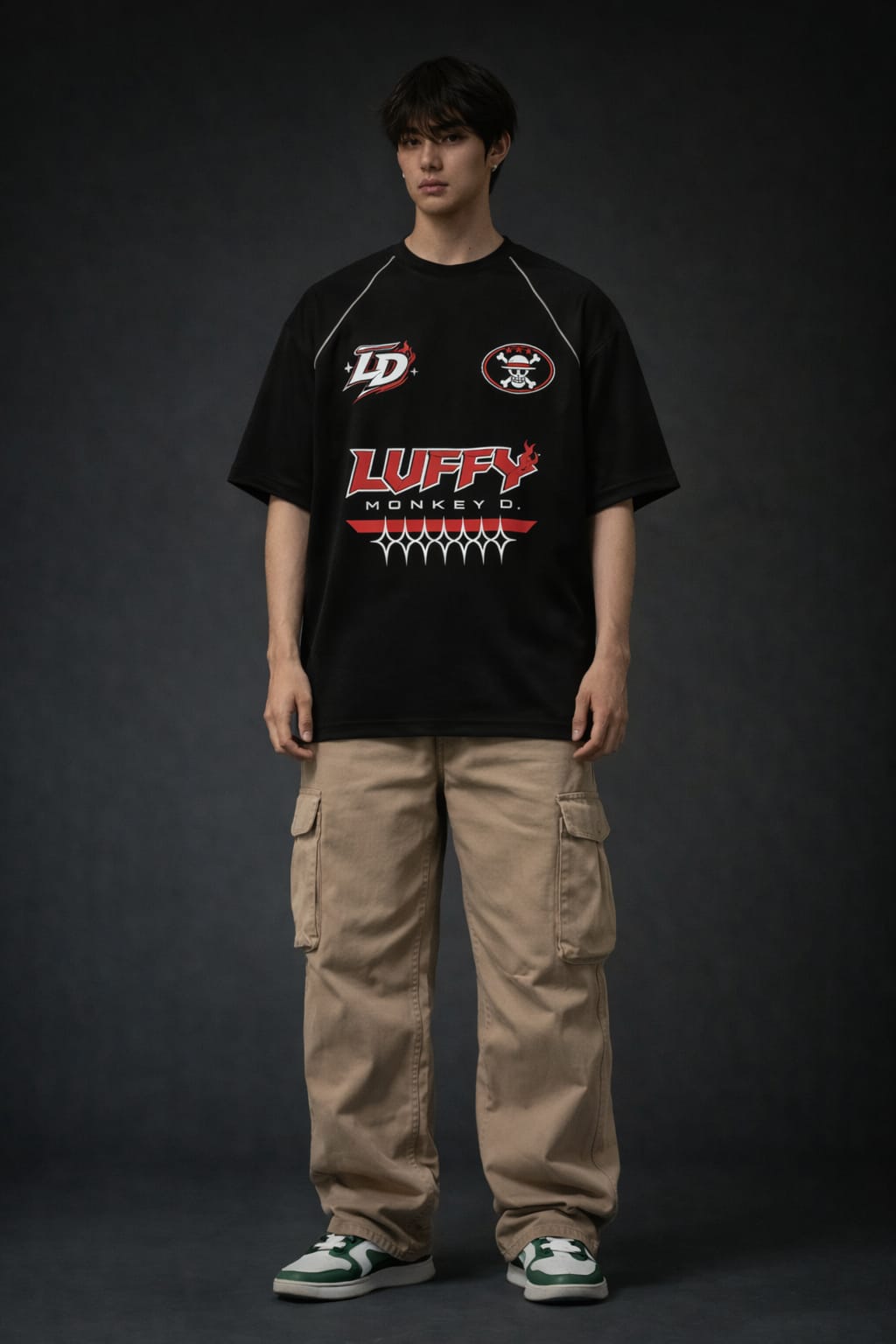 Luffy King Pirates Anime Tee