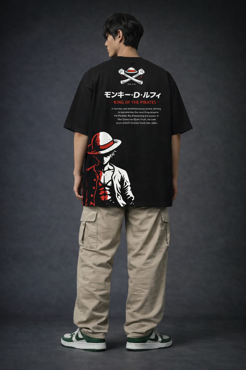 Luffy King Pirates Anime Tee
