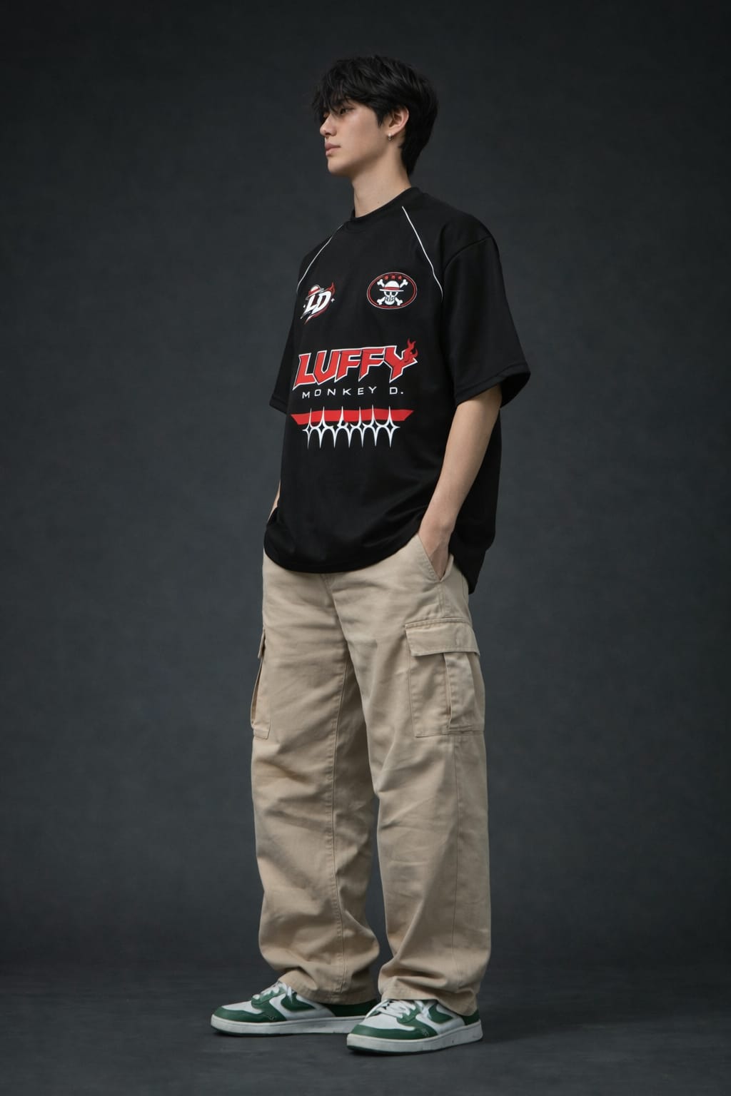 Luffy King Pirates Anime Tee