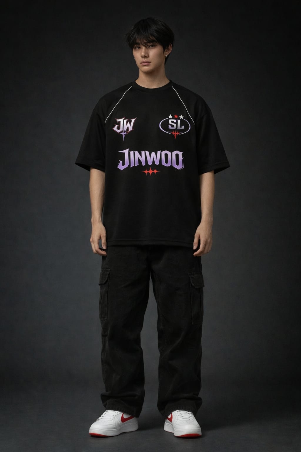 JINWOO Dark Street Anime Tee