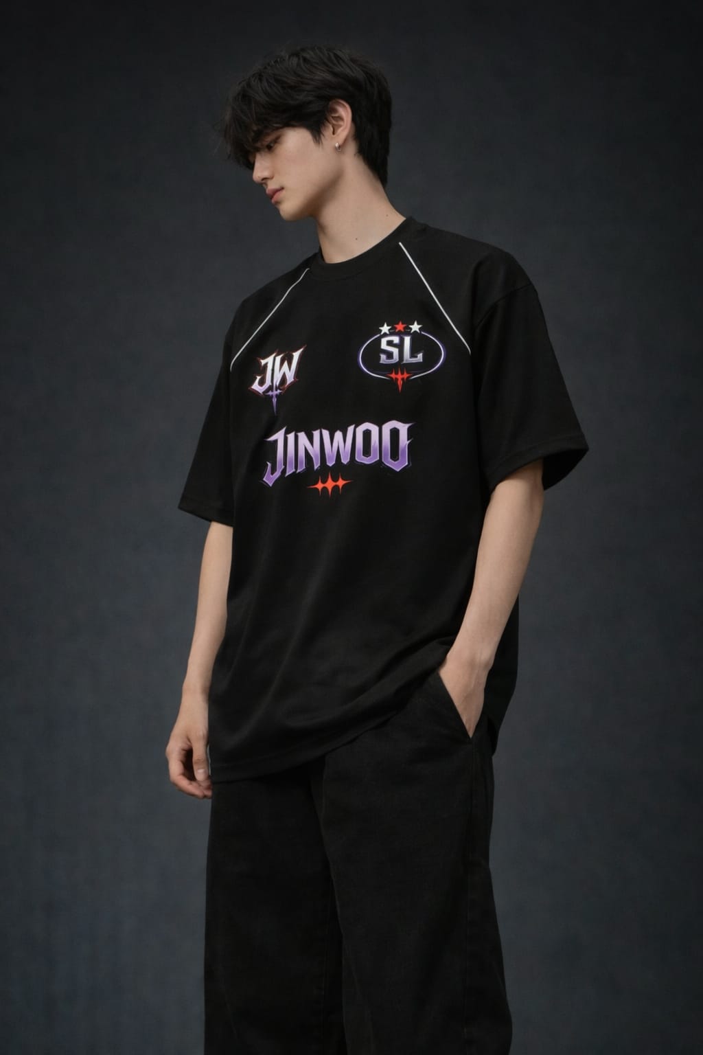 JINWOO Dark Street Anime Tee