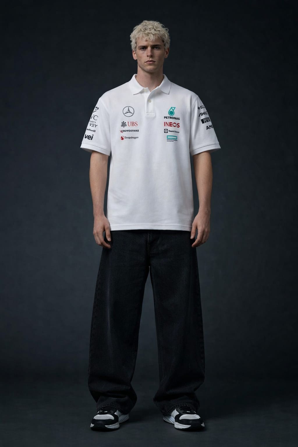 Petronas White Polo