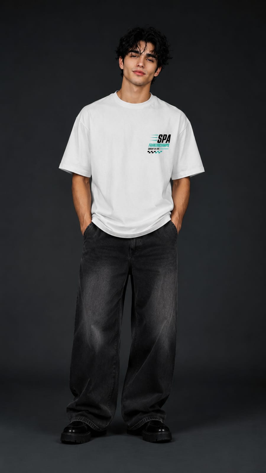 Spa Francorchamps White Tee