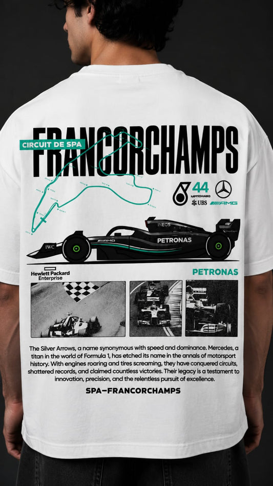 Spa Francorchamps White Tee