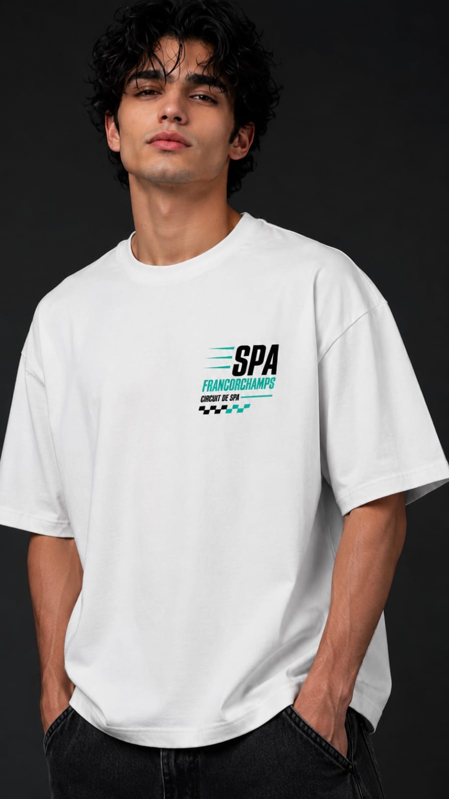 Spa Francorchamps White Tee