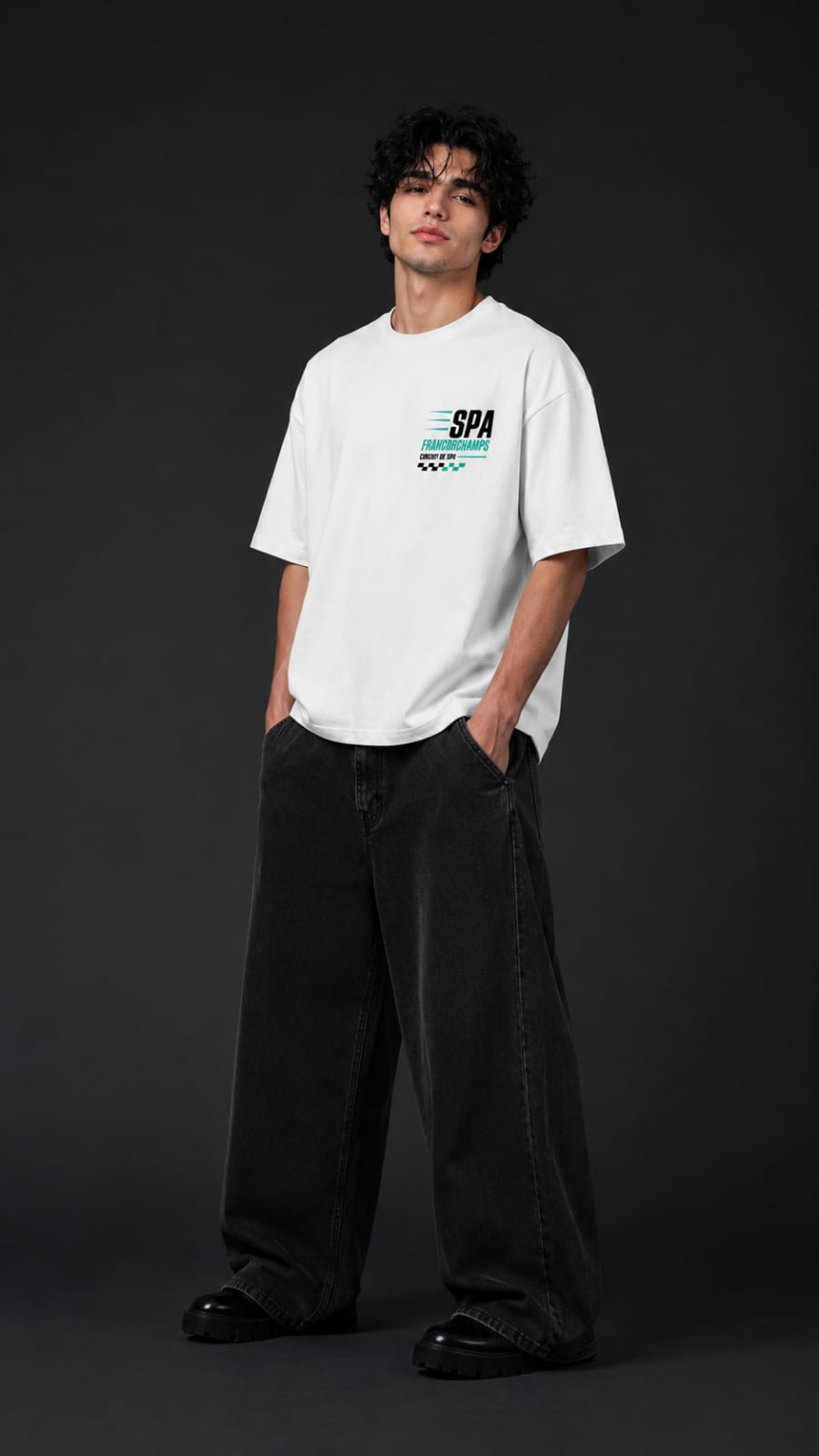 Spa Francorchamps White Tee