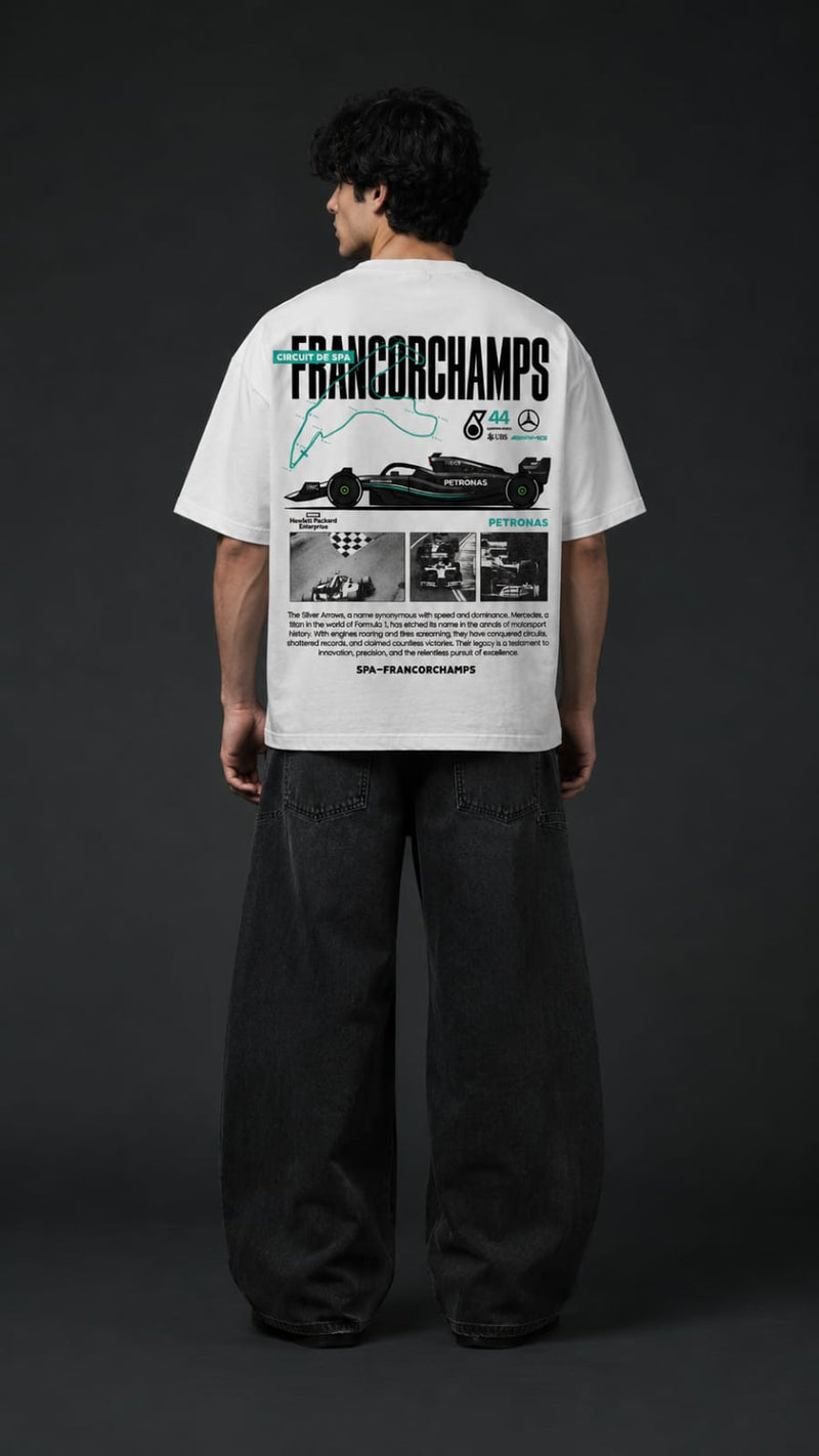 Spa Francorchamps White Tee