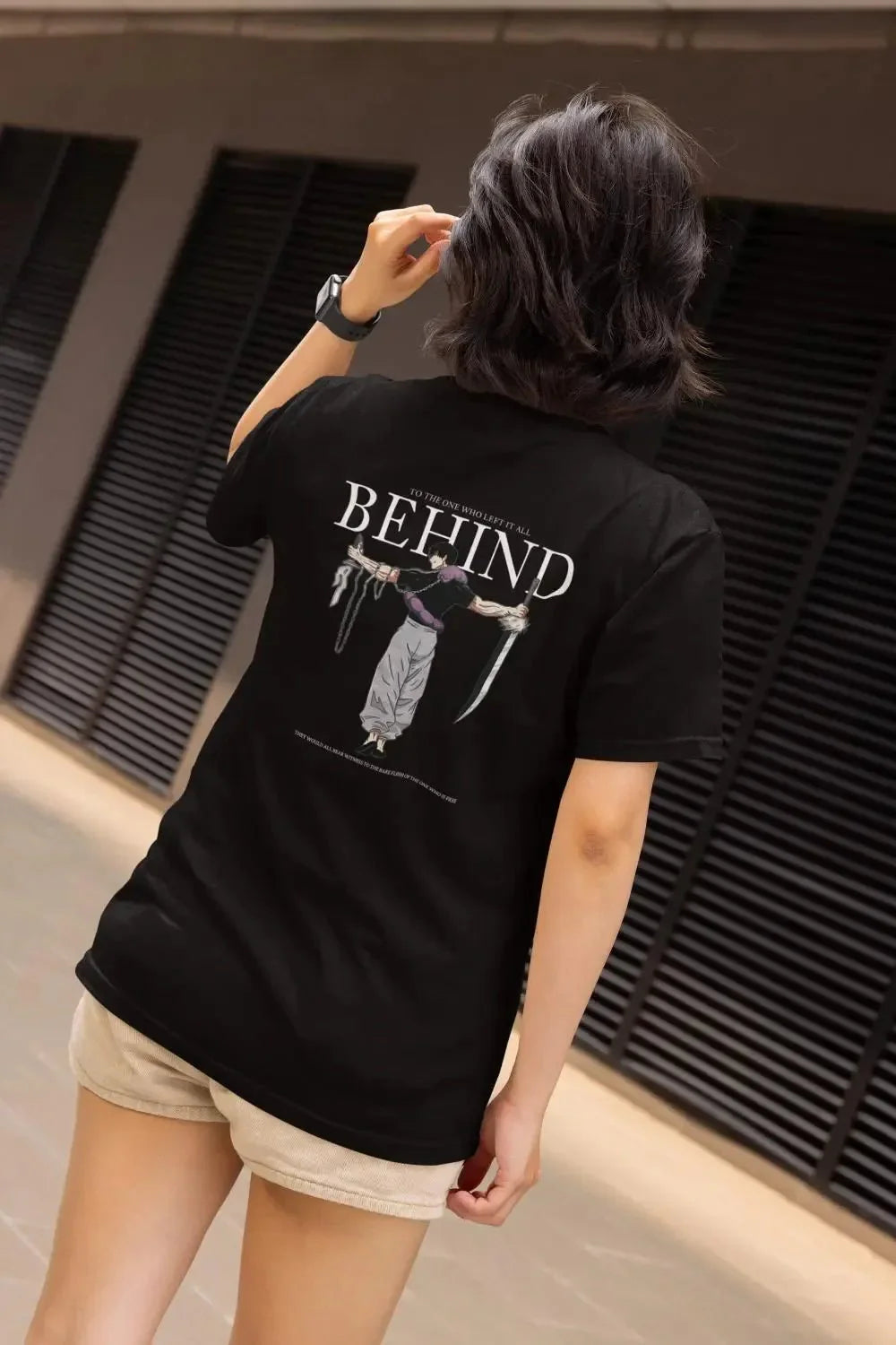 Behind Jujutsu Kaisen Themed Tee - ALTR
