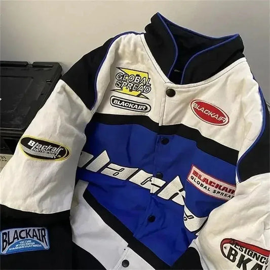 Black Air Racer Blue Jacket - ALTR