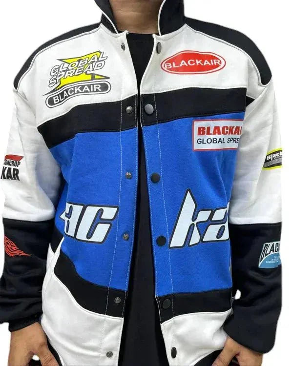 Black Air Racer Blue Jacket - ALTR