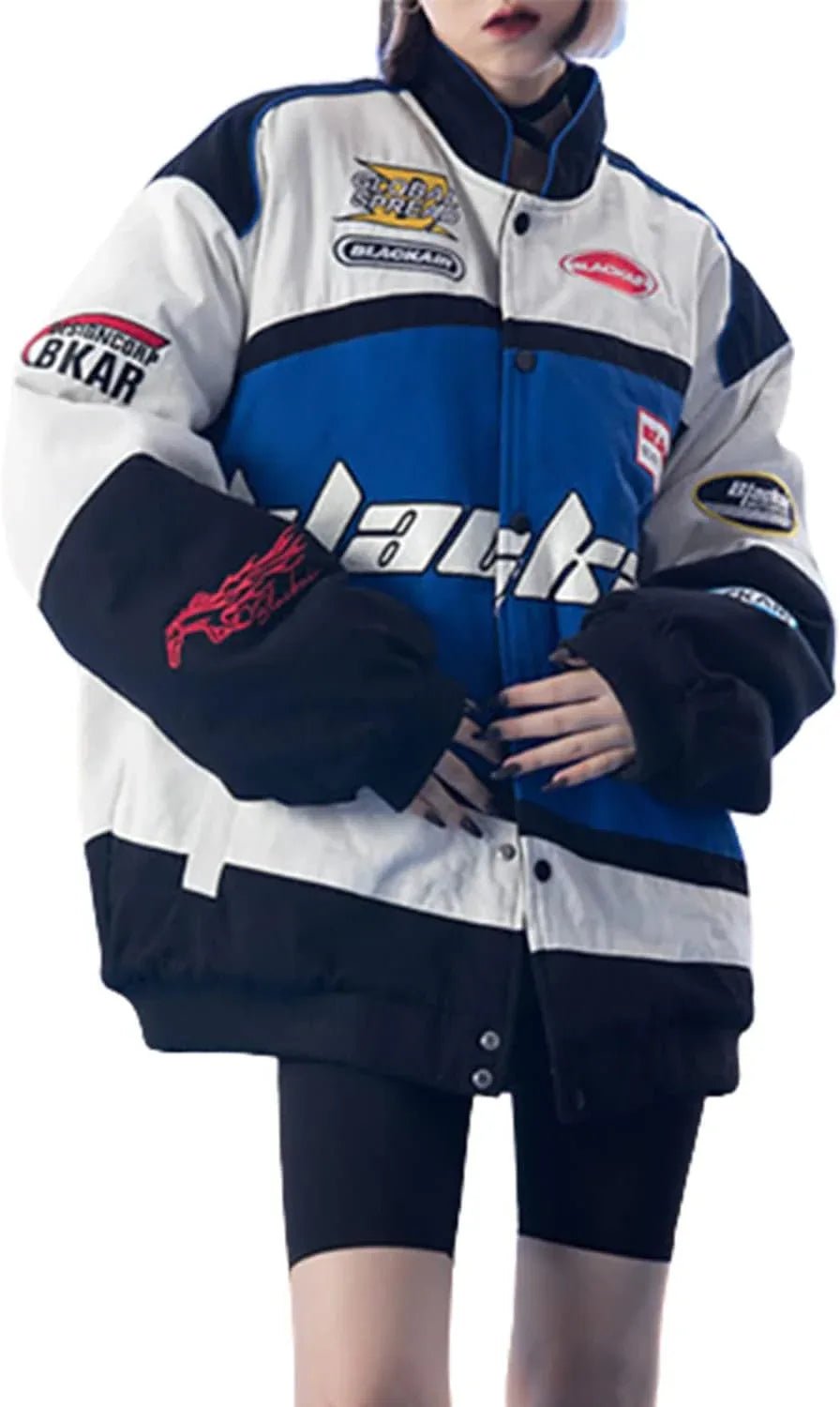 Black Air Racer Blue Womens' Jacket - ALTR