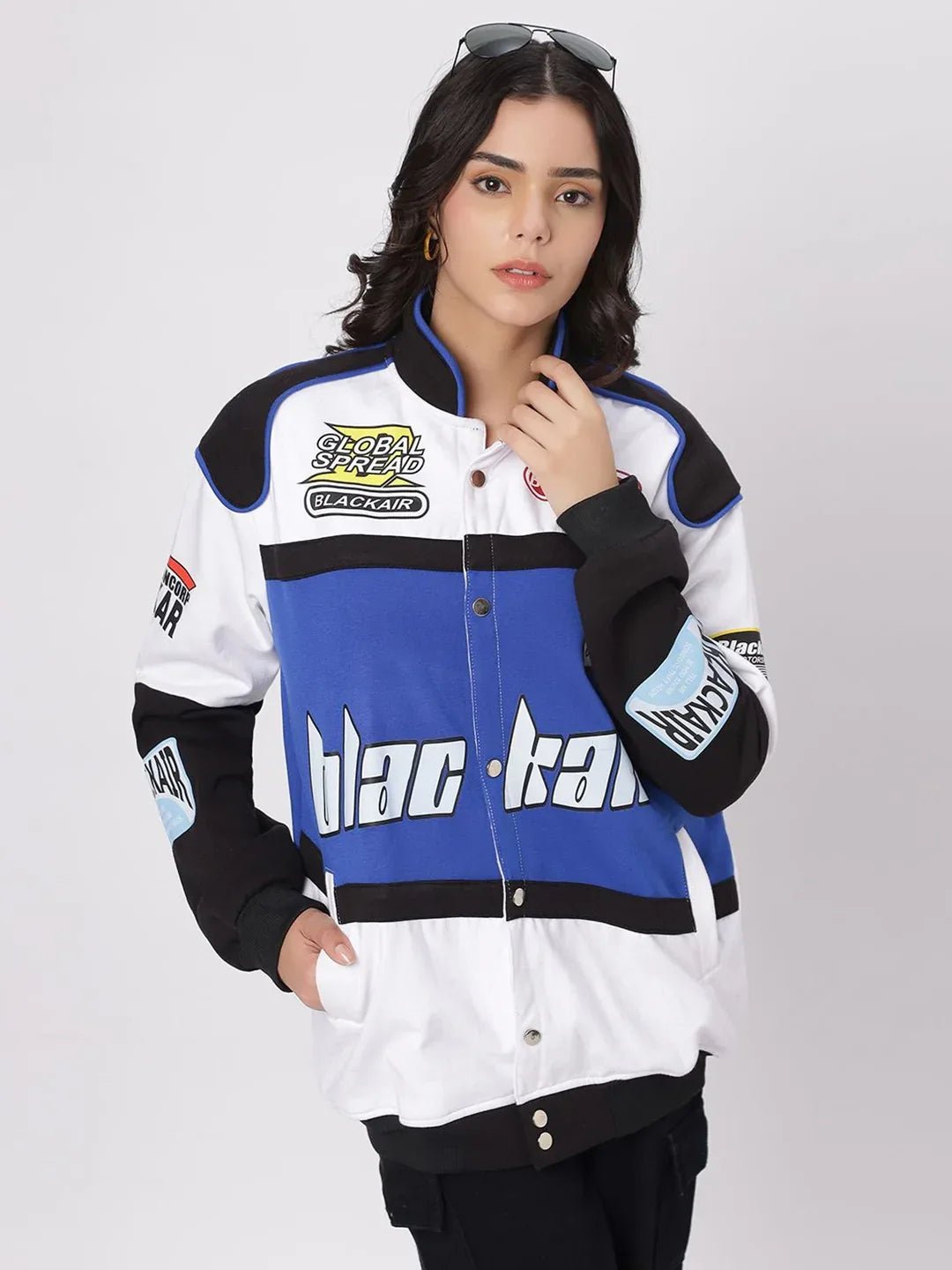 Black Air Racer Blue Womens' Jacket - ALTR