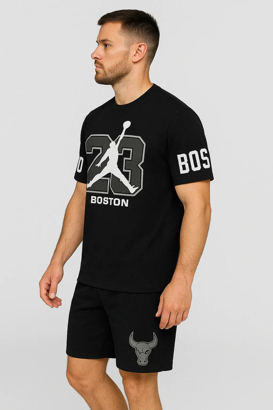 Boston 23 Co - ord Set – Streetwear Tee & Shorts - ALTR