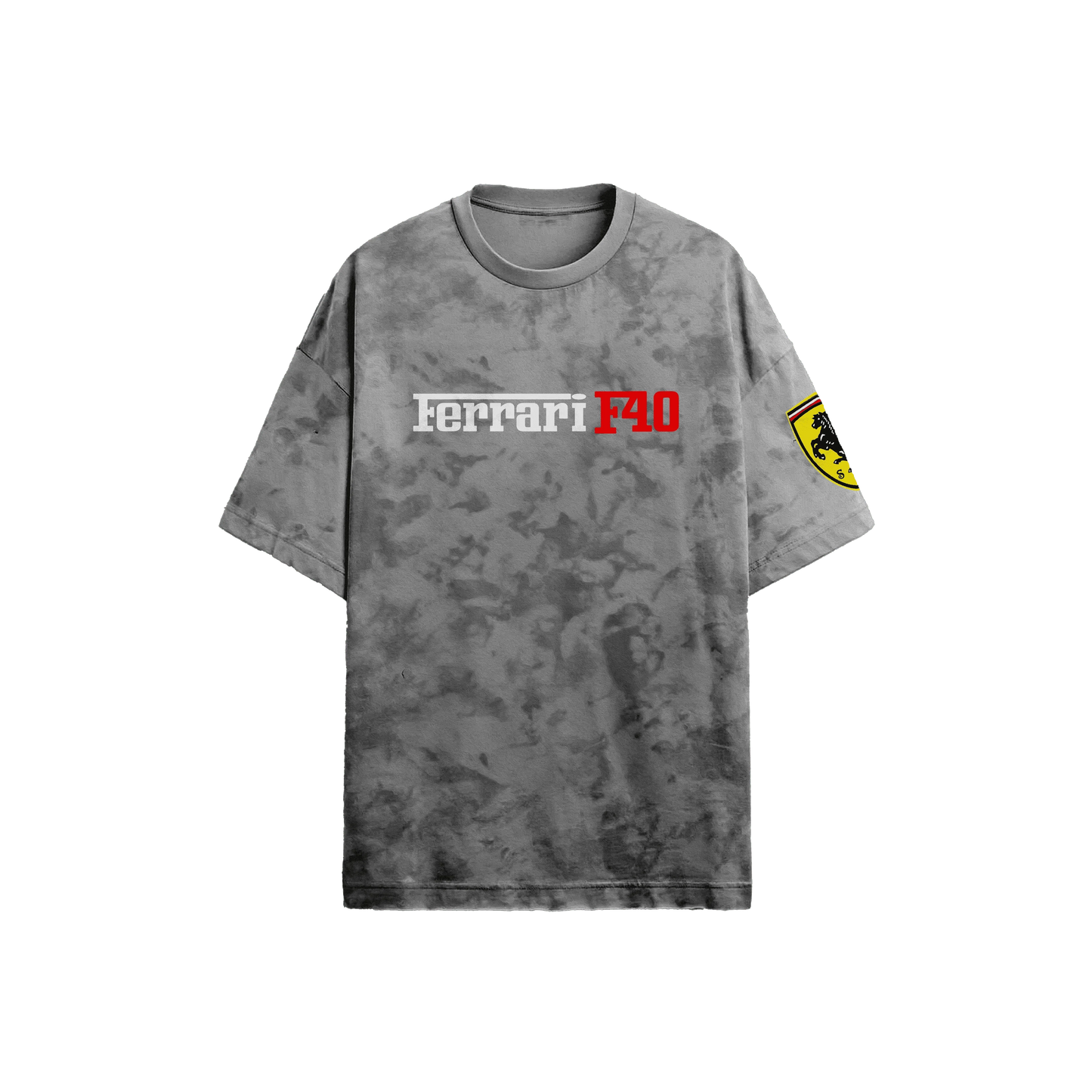 Ferrari Grey Acid - Wash T-Shirt - ALTR