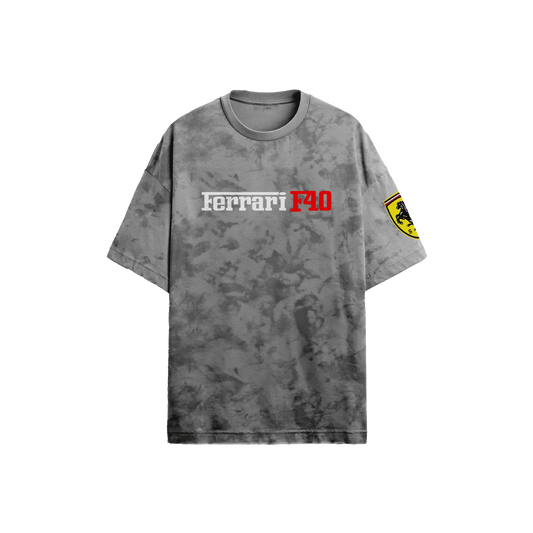 Ferrari Grey Acid - Wash T-Shirt - ALTR