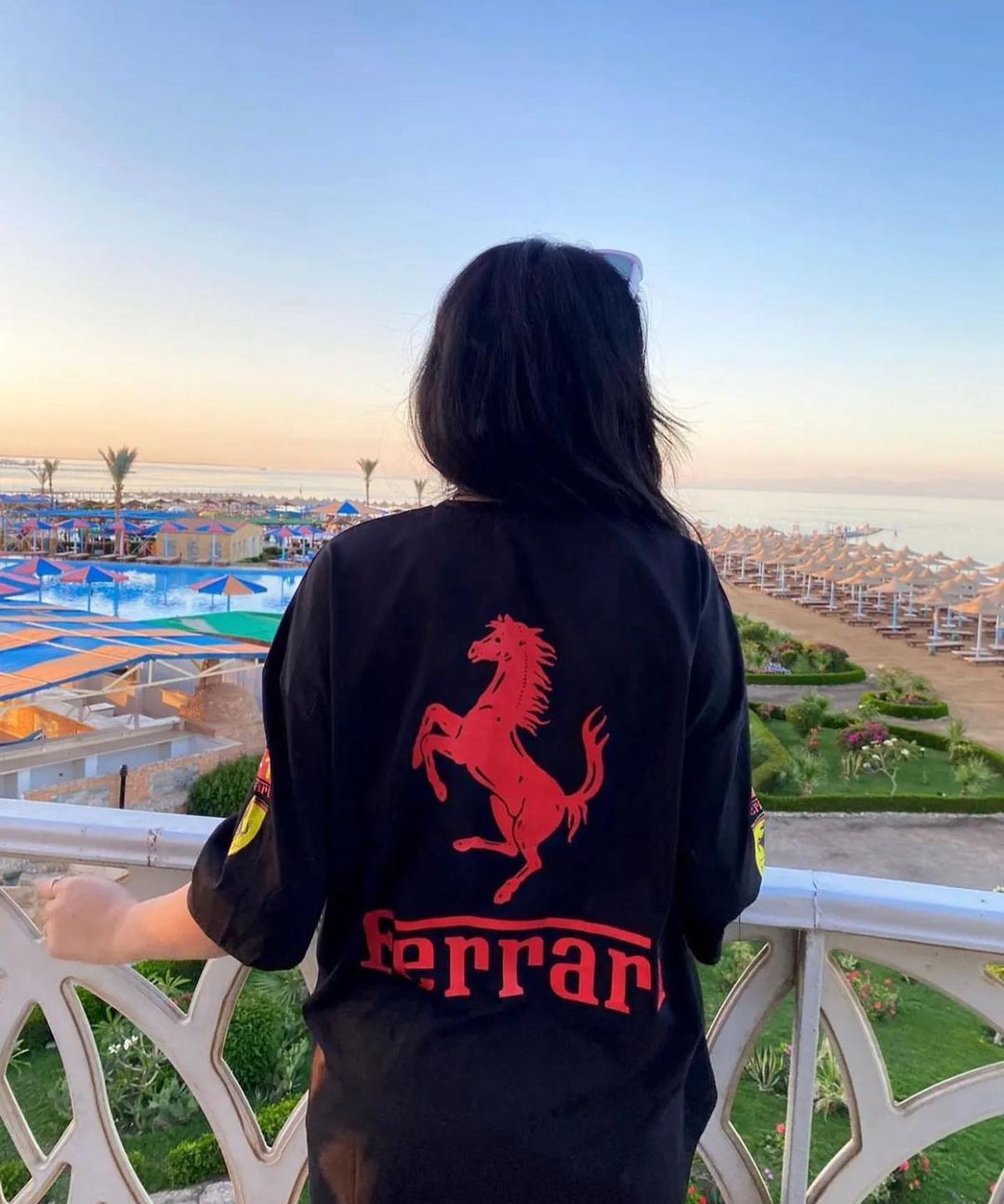 Ferrari oversized T-shirt stylish and Trendy | ALTR - ALTR