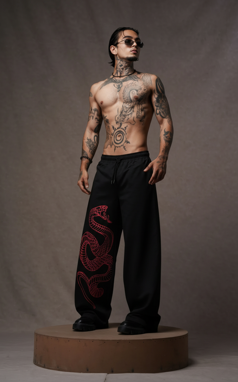 THE PYTHON UNISEX BAGGY PANTS | ALTR