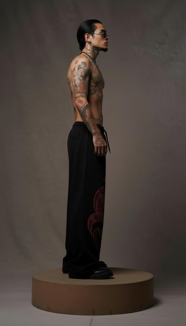 THE PYTHON UNISEX BAGGY PANTS | ALTR