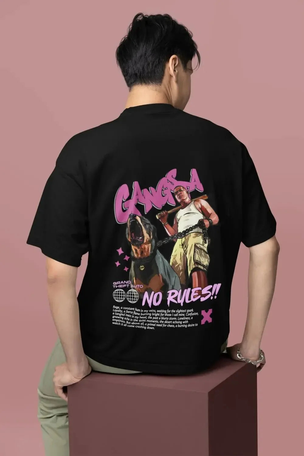 GTA Gangsta No Rules T Shirt - ALTR