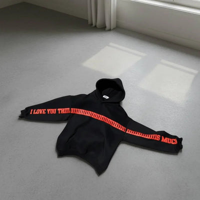 “I Love You Thiiiiiis Much” Premium Hoodie