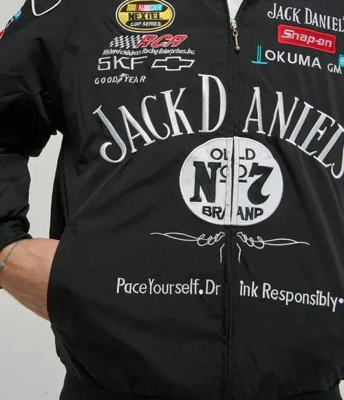 Jack Daniels Embroidered Premium Puffer Jacket - ALTR