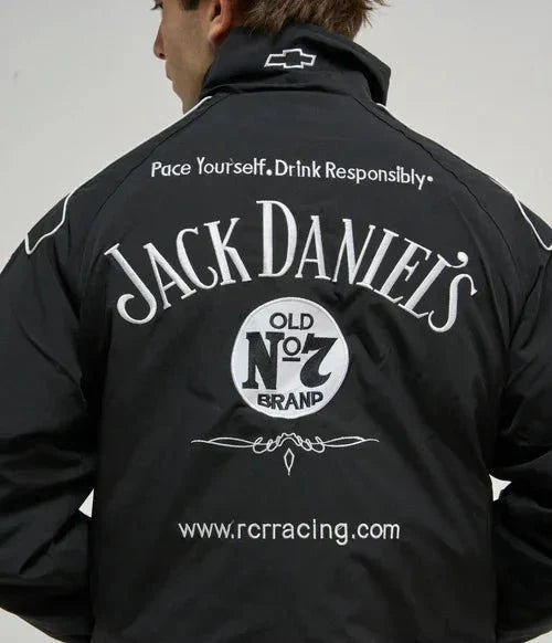 Jack Daniels Embroidered Premium Puffer Jacket - ALTR