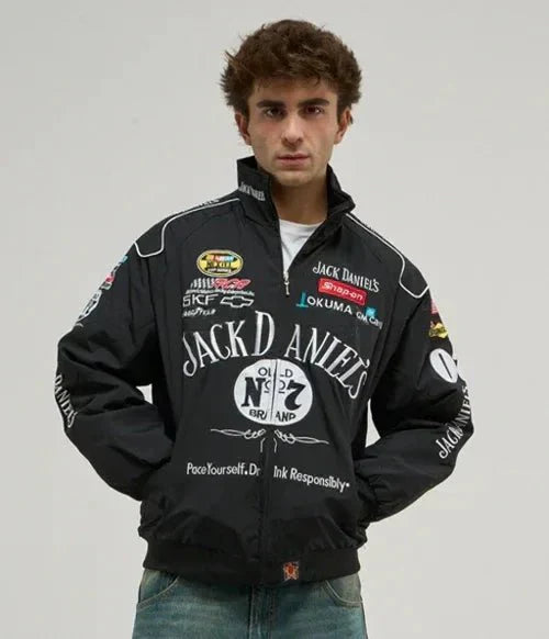 Jack Daniels Embroidered Premium Puffer Jacket - ALTR