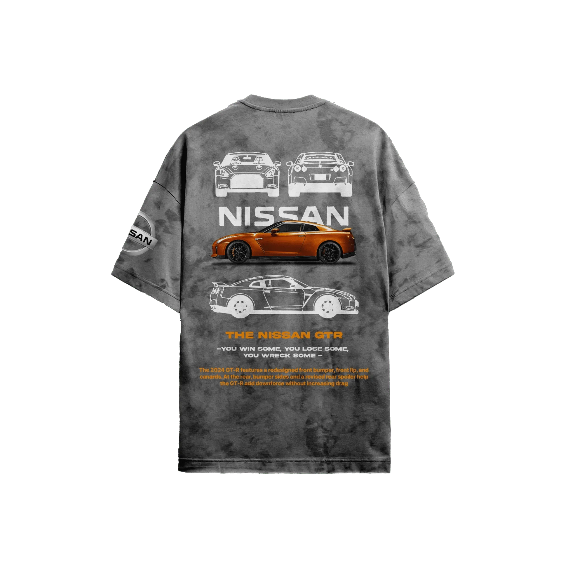 Nissan Grey Acid - Wash T-Shirt - ALTR