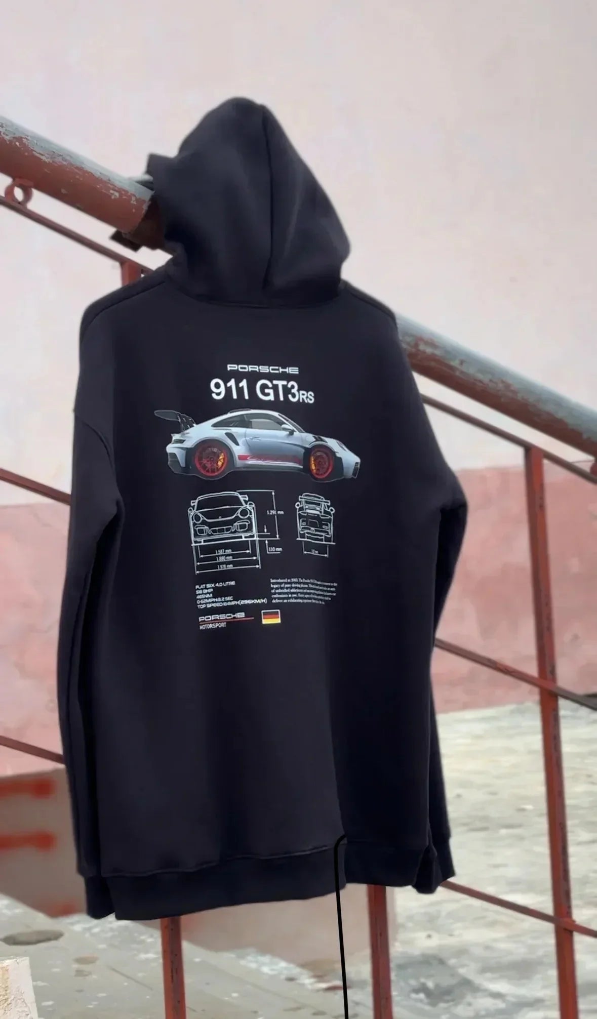 Porsche Black Hoodie - ALTR