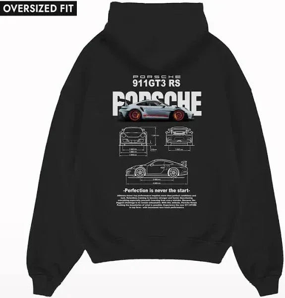Porsche Black Hoodie - ALTR