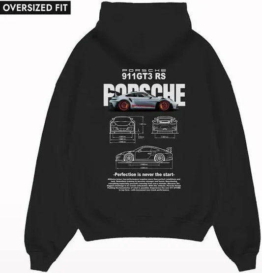 Porsche Black Hoodie - ALTR
