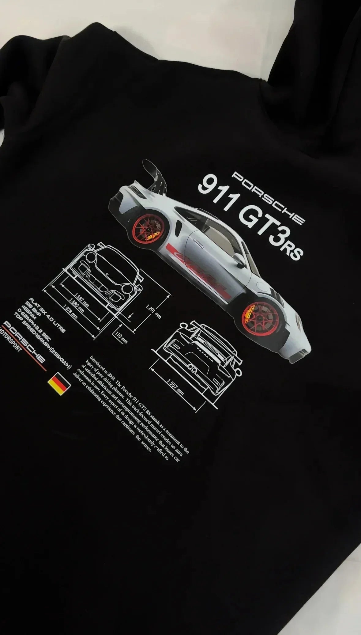 Porsche Black Hoodie - ALTR