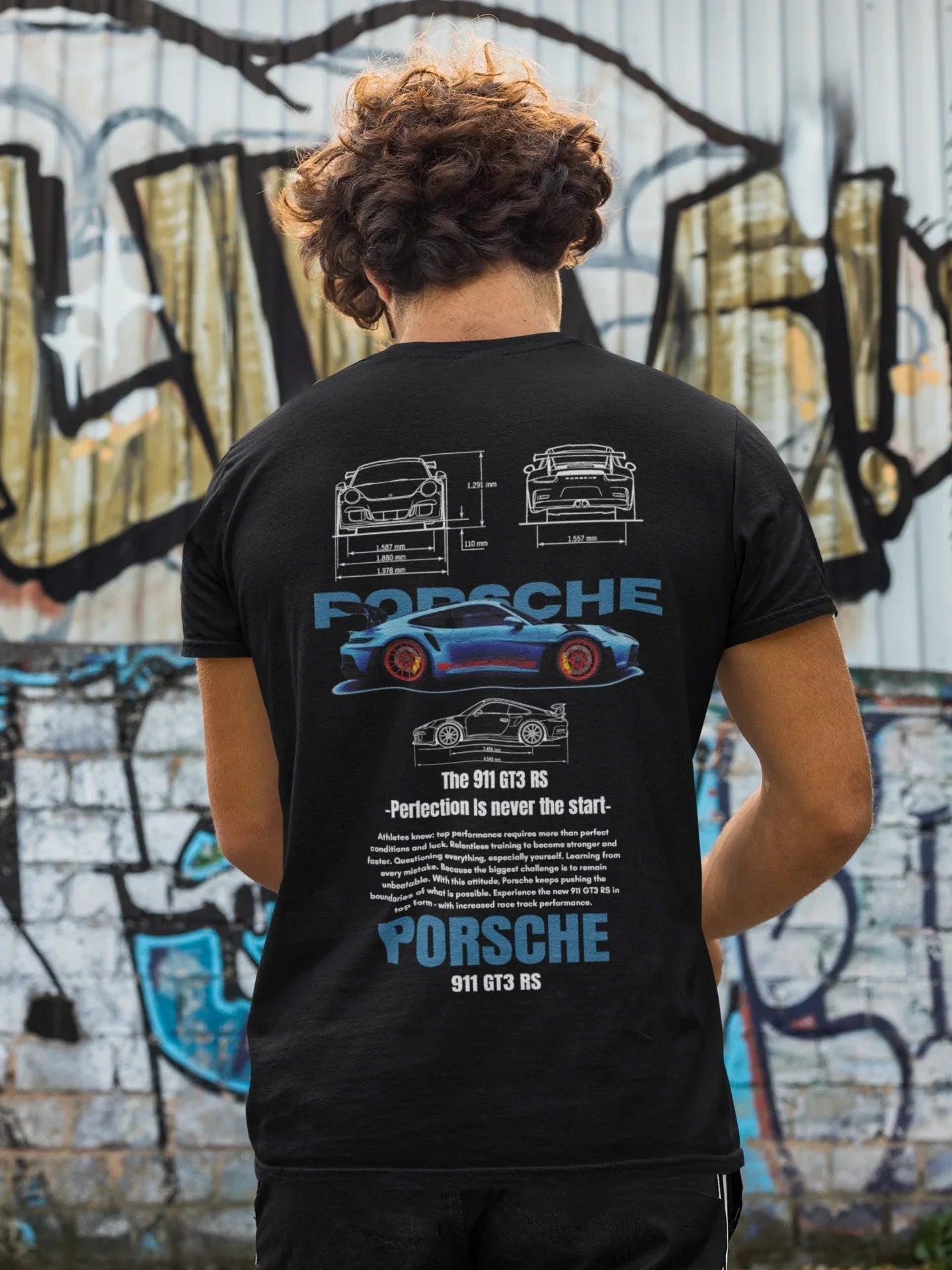 Porsche Black T-Shirt - ALTR