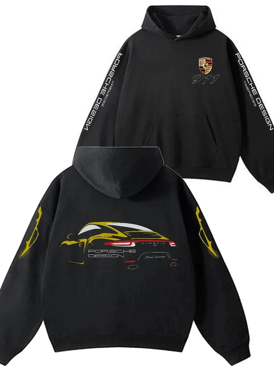 Porsche Design Black Hoodie - ALTR